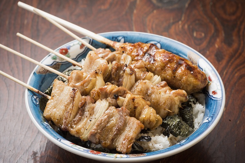 鳥串丼